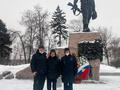 Возложение цветов на Поклонной горе