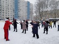 Акция общественников в поддержку наших олимпийцев