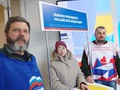 Члены Общественной палаты городского округа Солнечногорск принимают участие в работе штаба на пункте сбора подписей