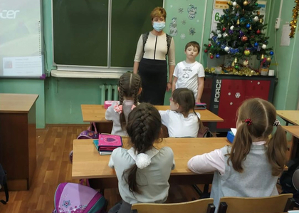 Общественники побеседовали со школьниками о профессиях