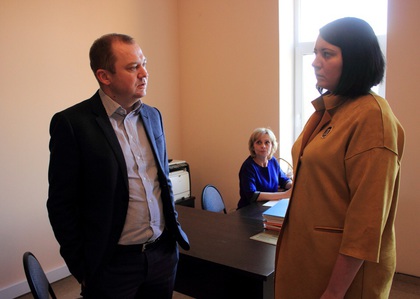 Глава района Александр Якунин посетил новый офис палаты