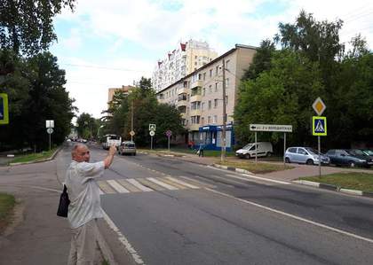 В солнечногорске приступили к обустройству перекрестков по программе "Доступная среда"