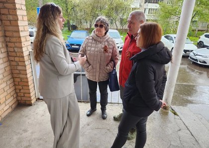 Председатель комиссии по ЖКХ Общественной палаты городского округа Солнечногорск приняла участие в обходе территории