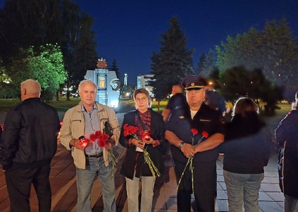 22 июня на Советской площади состоялась акция "Свеча Памяти"
