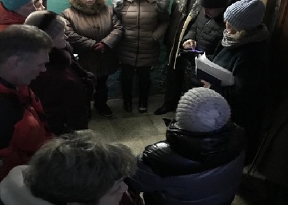 Общественники встречаются с жителями в ТУ Кривцовское