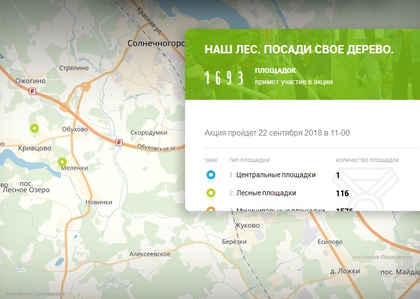 Акция "Наш лес. Посади свое дерево"