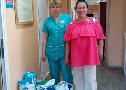 Помощь пациентам Ленинской больницы